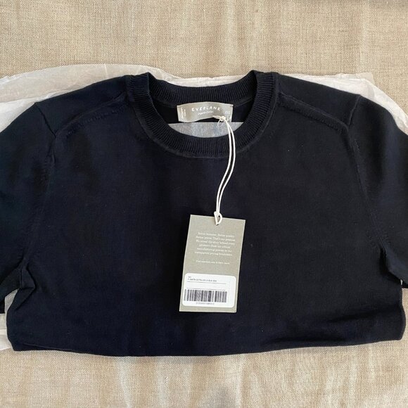 Everlane Tshirt Sweater- Merino Wool XXS - Picture 3 of 3